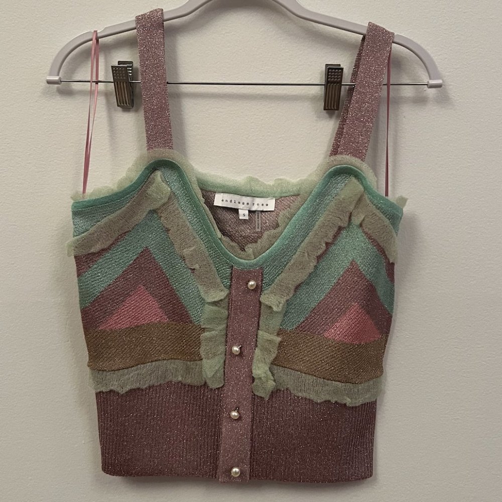Endless Rose Pastel Crop Tank